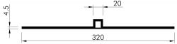 DA 320 beidseitig glatt / both side smooth