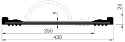 OKB 35 flach mit Gewebe<br />OKB 35 flat with incorporated textile